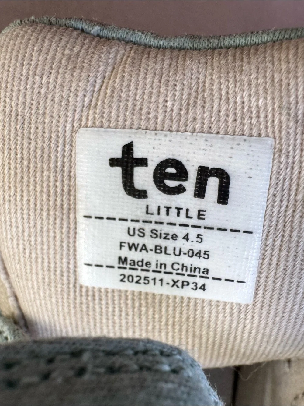 Toddler ten Little First Walkers Sneakers